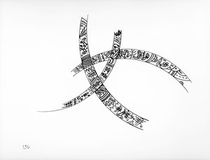 無題、1933年（紙にペンとインク）